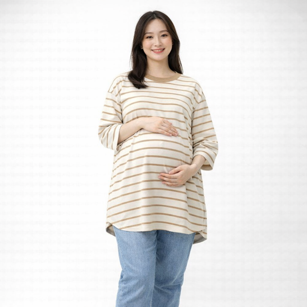Stripe Oversize Oval
